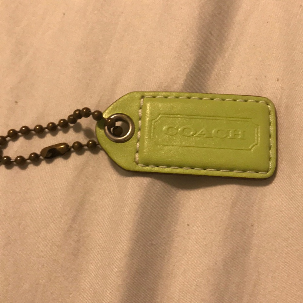 Coach lime charm